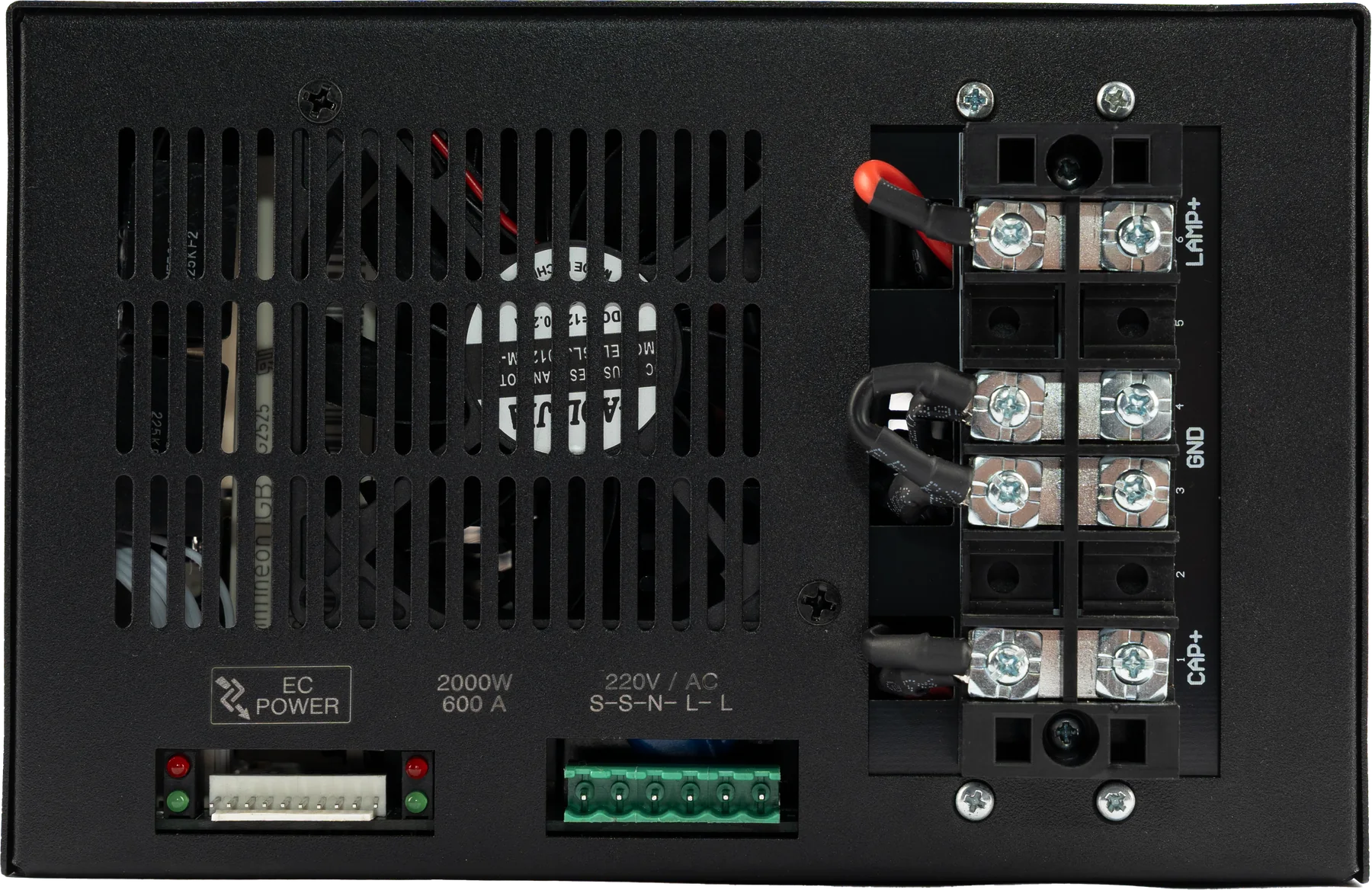 IPL POWER bağlantı paneli ve terminalleri